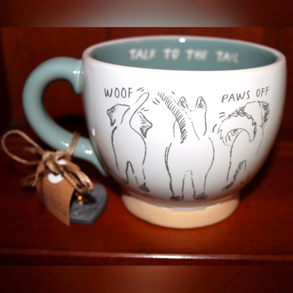 Teacup with collar tag